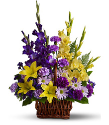 Basket of Memories from Boulevard Florist Wholesale Market